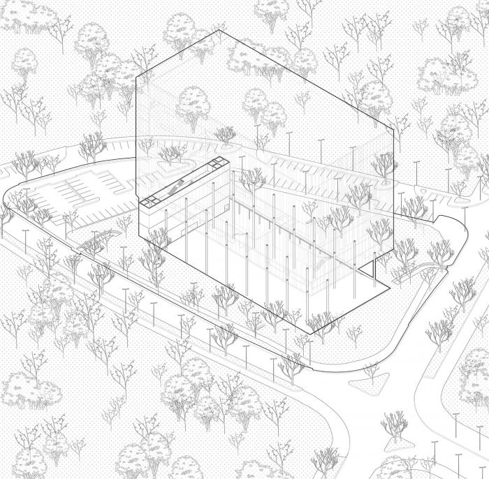 BIM建筑|飘在空间的白色“灯塔”:巴尼亚卢卡文化综合体 / Cosmos BIM建筑|飘在空间的白色“灯塔”:巴尼亚卢卡文化综合体 / Cosmos