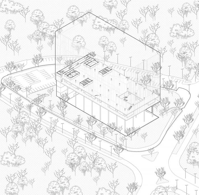 BIM建筑|飘在空间的白色“灯塔”:巴尼亚卢卡文化综合体 / Cosmos BIM建筑|飘在空间的白色“灯塔”:巴尼亚卢卡文化综合体 / Cosmos