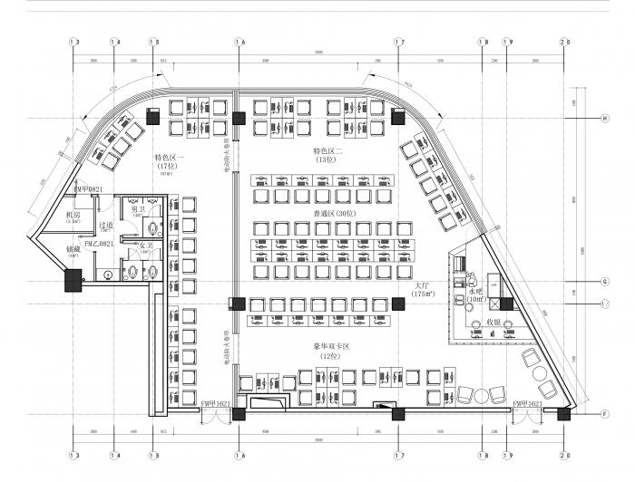 BIM建筑|星空网咖 / 平介设计 BIM建筑|星空网咖 / 平介设计
