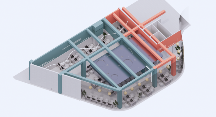 BIM建筑|星空网咖 / 平介设计 BIM建筑|星空网咖 / 平介设计