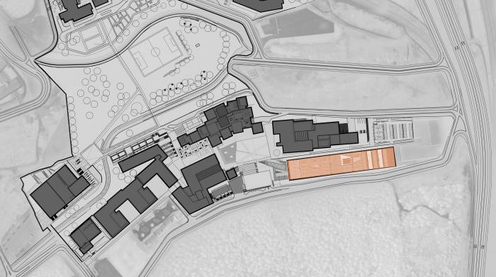 BIM建筑|沃兹耶因大学建筑与设计学院:“对角线”营造错动与平衡 / ARK-itecture BIM建筑|沃兹耶因大学建筑与设计学院:“对角线”营造错动与平衡 / ARK-itecture