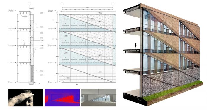 BIM建筑|沃兹耶因大学建筑与设计学院:“对角线”营造错动与平衡 / ARK-itecture BIM建筑|沃兹耶因大学建筑与设计学院:“对角线”营造错动与平衡 / ARK-itecture