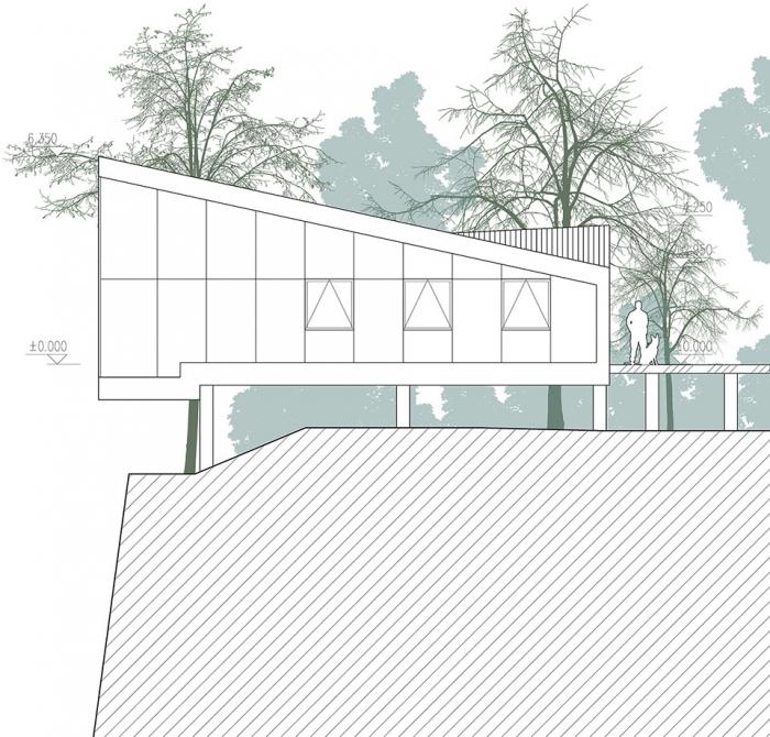 BIM建筑|809兵工厂遗址改造 - 崖顶茶吧 / 三文建筑 BIM建筑|809兵工厂遗址改造 - 崖顶茶吧 / 三文建筑