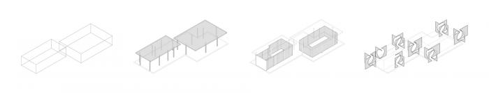 BIM建筑|湘湖定山岛驿站“屏亭” / 植田建筑 BIM建筑|湘湖定山岛驿站“屏亭” / 植田建筑