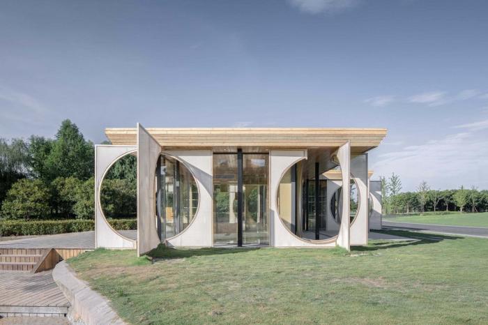 BIM建筑|湘湖定山岛驿站“屏亭” / 植田建筑 BIM建筑|湘湖定山岛驿站“屏亭” / 植田建筑