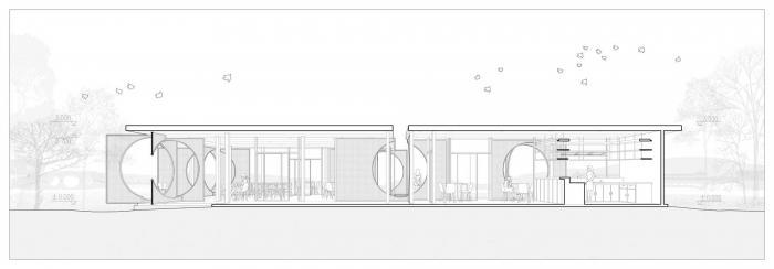 BIM建筑|湘湖定山岛驿站“屏亭” / 植田建筑 BIM建筑|湘湖定山岛驿站“屏亭” / 植田建筑