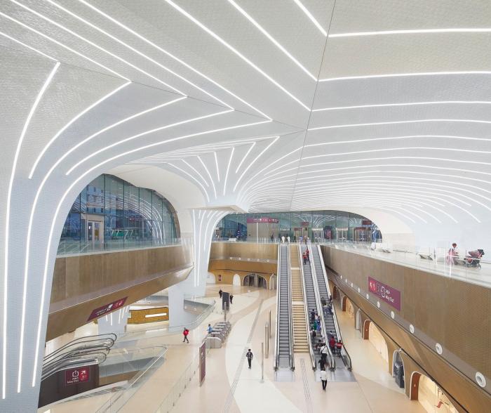 BIM建筑|卡塔尔无人驾驶地铁站 / UNStudio BIM建筑|卡塔尔无人驾驶地铁站 / UNStudio