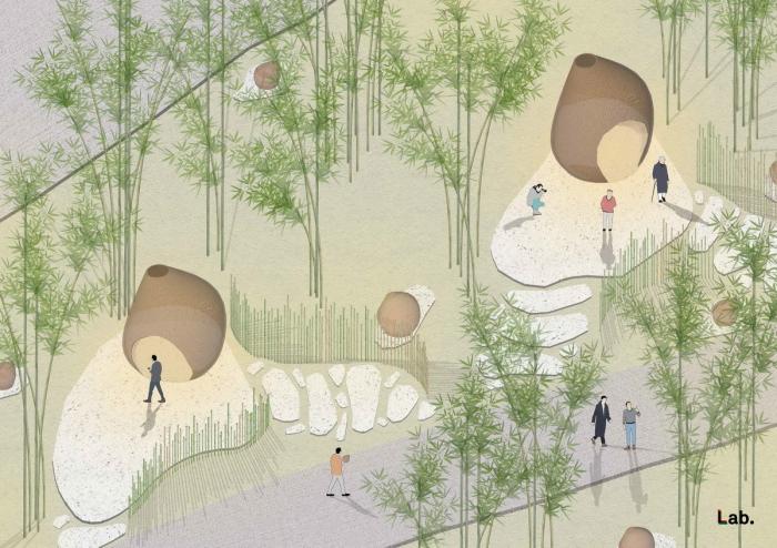 BIM建筑|竹林亭台楼阁 / 叙向建筑设计 BIM建筑|竹林亭台楼阁 / 叙向建筑设计