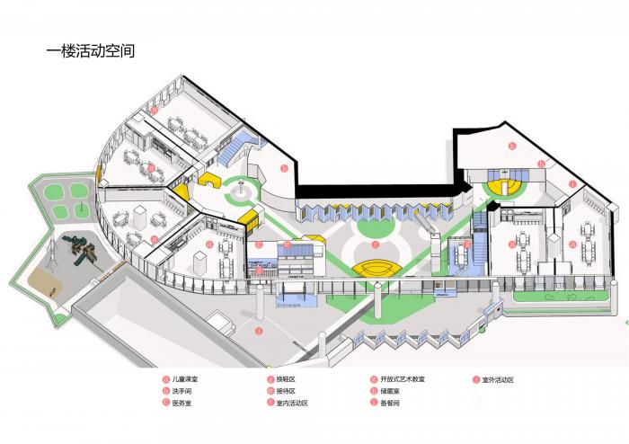 BIM建筑|卓英国际幼儿学院 / VMDPE圆道设计 BIM建筑|卓英国际幼儿学院 / VMDPE圆道设计