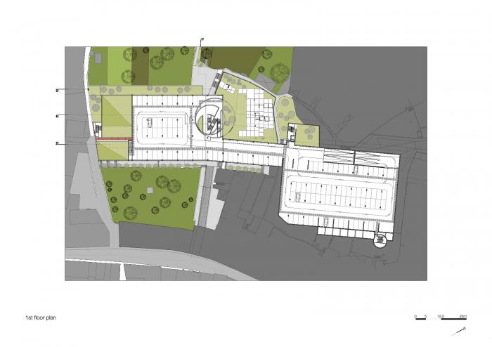 BIM建筑|旋转的地下“陀螺”:汽车公园“Caldeiroa” / Pitagoras Group BIM建筑|旋转的地下“陀螺”:汽车公园“Caldeiroa” / Pitagoras Group