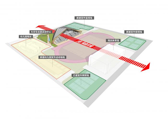 BIM建筑|山东大学趵突泉校区体育场改造设计方案 / 天津大学建筑设计研究院设计三院 BIM建筑|山东大学趵突泉校区体育场改造设计方案 / 天津大学建筑设计研究院设计三院