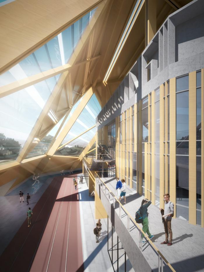 BIM建筑|山东大学趵突泉校区体育场改造设计方案 / 天津大学建筑设计研究院设计三院 BIM建筑|山东大学趵突泉校区体育场改造设计方案 / 天津大学建筑设计研究院设计三院
