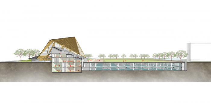 BIM建筑|山东大学趵突泉校区体育场改造设计方案 / 天津大学建筑设计研究院设计三院 BIM建筑|山东大学趵突泉校区体育场改造设计方案 / 天津大学建筑设计研究院设计三院