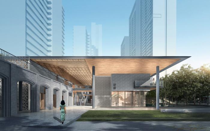 BIM建筑|华润西园悦府生活馆 / 立方设计 BIM建筑|华润西园悦府生活馆 / 立方设计