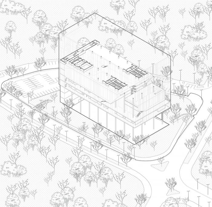 BIM建筑|飘在空间的白色“灯塔”:巴尼亚卢卡文化综合体 / Cosmos BIM建筑|飘在空间的白色“灯塔”:巴尼亚卢卡文化综合体 / Cosmos