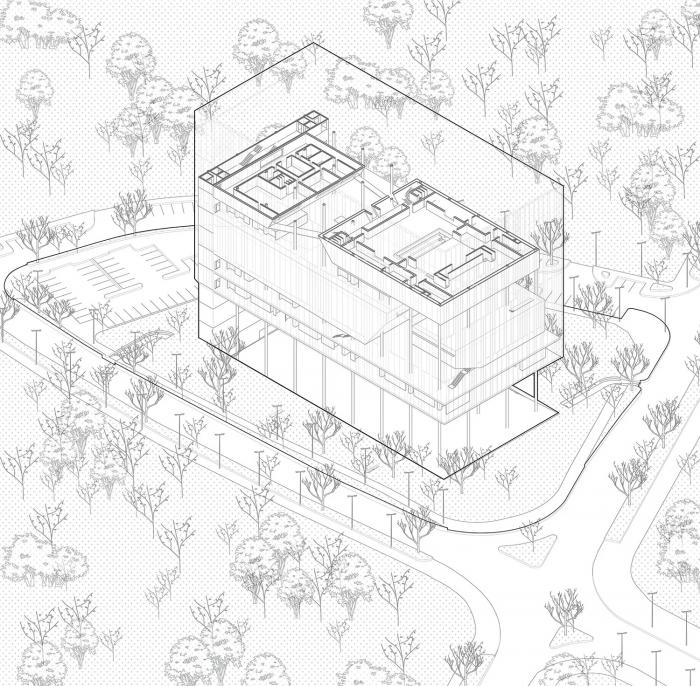 BIM建筑|飘在空间的白色“灯塔”:巴尼亚卢卡文化综合体 / Cosmos BIM建筑|飘在空间的白色“灯塔”:巴尼亚卢卡文化综合体 / Cosmos