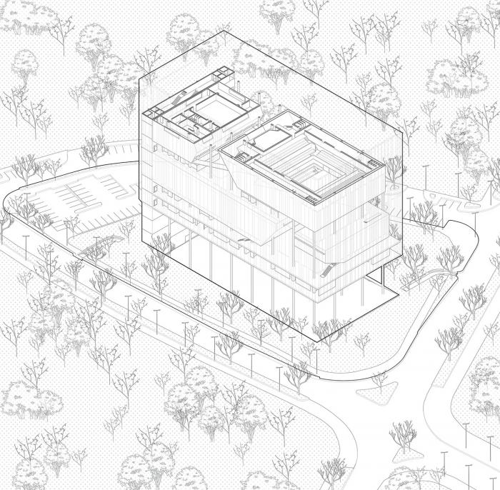 BIM建筑|飘在空间的白色“灯塔”:巴尼亚卢卡文化综合体 / Cosmos BIM建筑|飘在空间的白色“灯塔”:巴尼亚卢卡文化综合体 / Cosmos