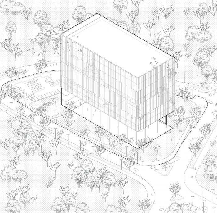 BIM建筑|飘在空间的白色“灯塔”:巴尼亚卢卡文化综合体 / Cosmos BIM建筑|飘在空间的白色“灯塔”:巴尼亚卢卡文化综合体 / Cosmos
