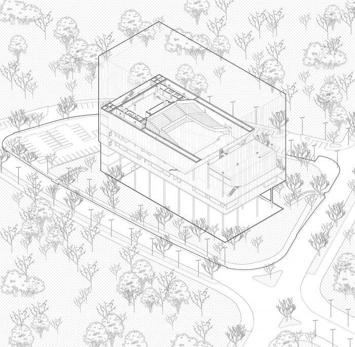 BIM建筑|飘在空间的白色“灯塔”:巴尼亚卢卡文化综合体 / Cosmos BIM建筑|飘在空间的白色“灯塔”:巴尼亚卢卡文化综合体 / Cosmos