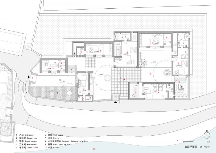 BIM建筑|太岳院子——造币局民宿 / 三文建筑 BIM建筑|太岳院子——造币局民宿 / 三文建筑