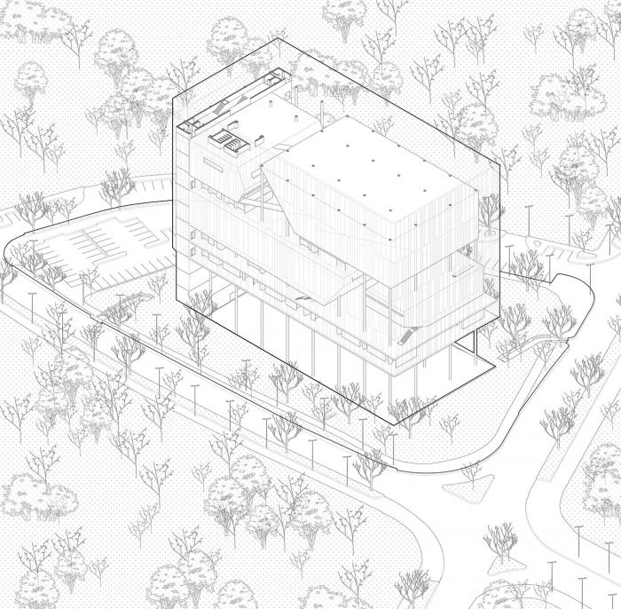 BIM建筑|飘在空间的白色“灯塔”:巴尼亚卢卡文化综合体 / Cosmos BIM建筑|飘在空间的白色“灯塔”:巴尼亚卢卡文化综合体 / Cosmos