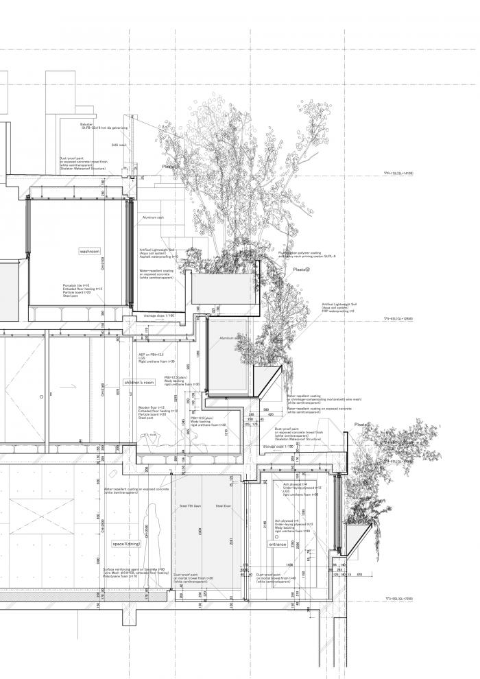 BIM建筑|像树一样生长延伸:日本丰岛画廊住宅 / 平田晃久建筑事务所 BIM建筑|像树一样生长延伸:日本丰岛画廊住宅 / 平田晃久建筑事务所