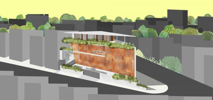 BIM建筑|班加罗尔三角住宅 / Cadence Architects BIM建筑|班加罗尔三角住宅 / Cadence Architects