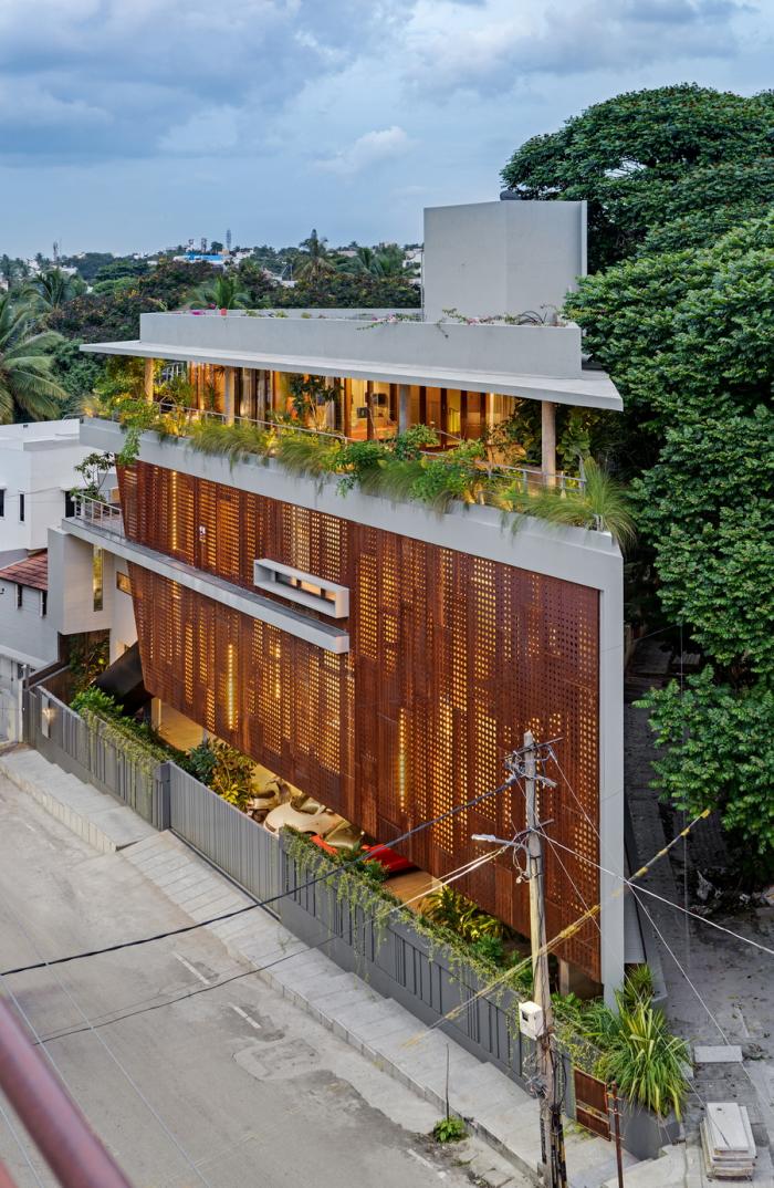 BIM建筑|班加罗尔三角住宅 / Cadence Architects BIM建筑|班加罗尔三角住宅 / Cadence Architects
