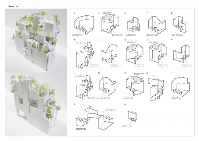BIM建筑|像树一样生长延伸:日本丰岛画廊住宅 / 平田晃久建筑事务所 BIM建筑|像树一样生长延伸:日本丰岛画廊住宅 / 平田晃久建筑事务所