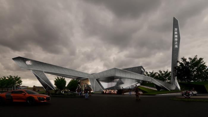 BIM建筑|武汉万科城市之光展示中心 / 上海天华建筑设计 BIM建筑|武汉万科城市之光展示中心 / 上海天华建筑设计
