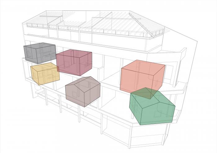 BIM建筑|越南戴安公寓,街角“楼中房” / H.2 BIM建筑|越南戴安公寓,街角“楼中房” / H.2