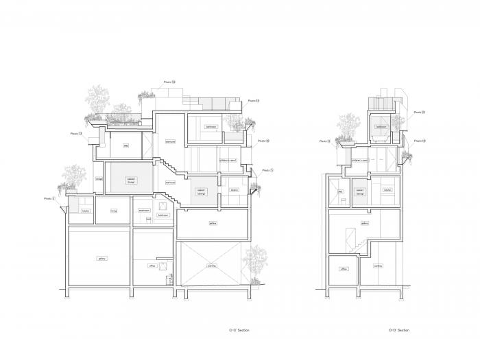 BIM建筑|像树一样生长延伸:日本丰岛画廊住宅 / 平田晃久建筑事务所 BIM建筑|像树一样生长延伸:日本丰岛画廊住宅 / 平田晃久建筑事务所