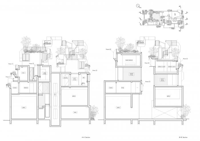 BIM建筑|像树一样生长延伸:日本丰岛画廊住宅 / 平田晃久建筑事务所 BIM建筑|像树一样生长延伸:日本丰岛画廊住宅 / 平田晃久建筑事务所