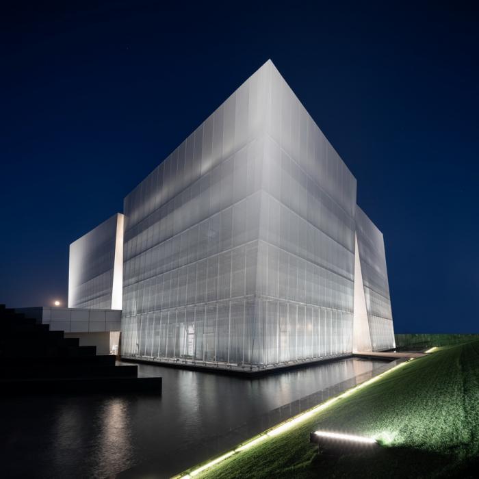 BIM建筑|荒野上的汉白玉——水发·信息小镇产业展示中心 / aoe|事建组 BIM建筑|荒野上的汉白玉——水发·信息小镇产业展示中心 / aoe|事建组