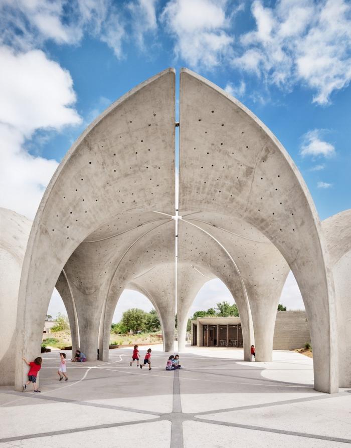 BIM建筑|混凝土“花瓣”展亭——汇流公园 / Lake|Flato Architects BIM建筑|混凝土“花瓣”展亭——汇流公园 / Lake|Flato Architects