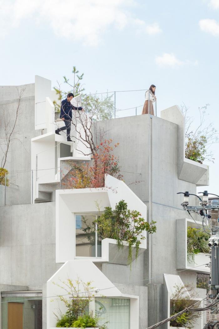 BIM建筑|像树一样生长延伸:日本丰岛画廊住宅 / 平田晃久建筑事务所 BIM建筑|像树一样生长延伸:日本丰岛画廊住宅 / 平田晃久建筑事务所