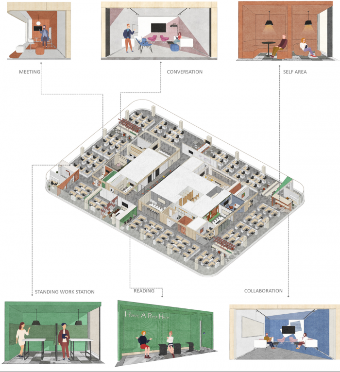 BIM建筑|芯片核丨新思科技武汉总部办公设计 / CCDI悉地国际 BIM建筑|芯片核丨新思科技武汉总部办公设计 / CCDI悉地国际