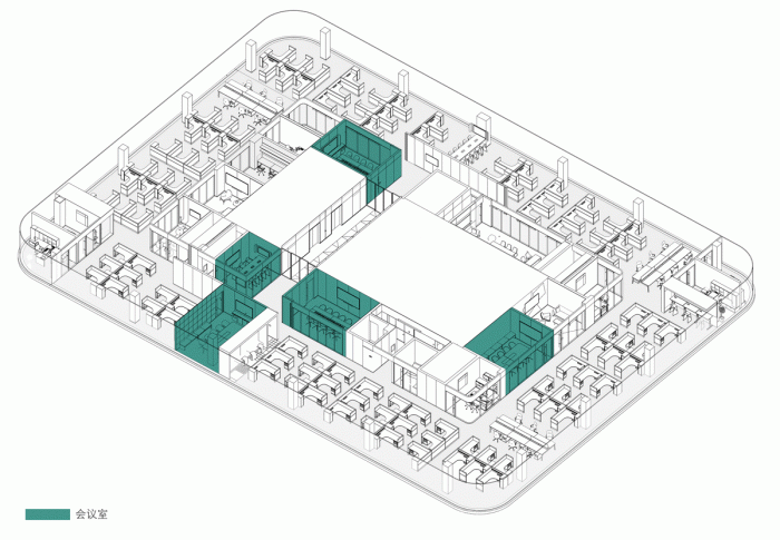 BIM建筑|芯片核丨新思科技武汉总部办公设计 / CCDI悉地国际 BIM建筑|芯片核丨新思科技武汉总部办公设计 / CCDI悉地国际
