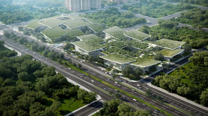 BIM建筑|BIG公布特斯联科技AI CITY重庆项目设计方案 BIM建筑|BIG公布特斯联科技AI CITY重庆项目设计方案