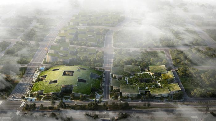 BIM建筑|BIG公布特斯联科技AI CITY重庆项目设计方案 BIM建筑|BIG公布特斯联科技AI CITY重庆项目设计方案