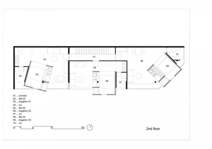 BIM建筑|越南戴安公寓,街角“楼中房” / H.2 BIM建筑|越南戴安公寓,街角“楼中房” / H.2