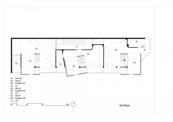 BIM建筑|越南戴安公寓,街角“楼中房” / H.2 BIM建筑|越南戴安公寓,街角“楼中房” / H.2