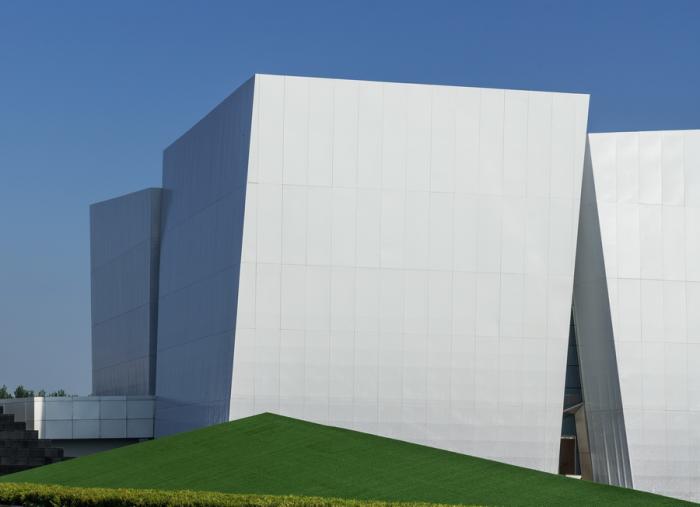 BIM建筑|荒野上的汉白玉——水发·信息小镇产业展示中心 / aoe|事建组 BIM建筑|荒野上的汉白玉——水发·信息小镇产业展示中心 / aoe|事建组