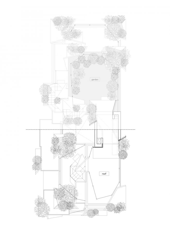 BIM建筑|像树一样生长延伸:日本丰岛画廊住宅 / 平田晃久建筑事务所 BIM建筑|像树一样生长延伸:日本丰岛画廊住宅 / 平田晃久建筑事务所