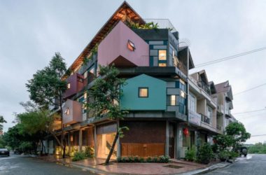 BIM建筑|越南戴安公寓,街角“楼中房” / H.2-BIM建筑网