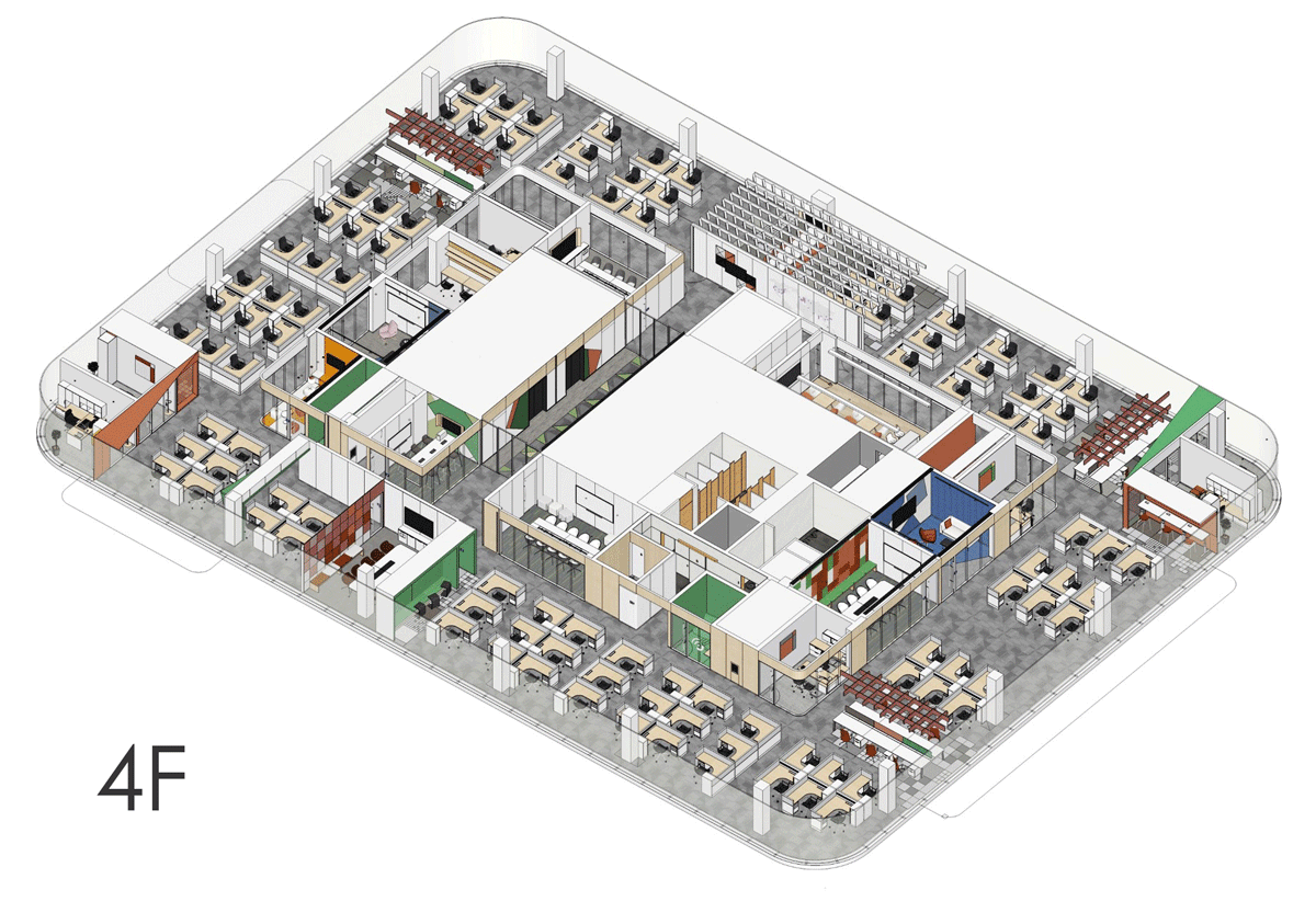 BIM建筑|芯片核丨新思科技武汉总部办公设计 / CCDI悉地国际 BIM建筑|芯片核丨新思科技武汉总部办公设计 / CCDI悉地国际