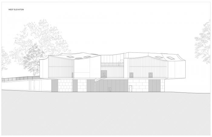 BIM建筑|轻盈飞动,绕古树而生,温特视觉艺术楼 / 斯蒂文·霍尔建筑事务所 BIM建筑|轻盈飞动,绕古树而生,温特视觉艺术楼 / 斯蒂文·霍尔建筑事务所