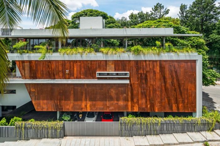 BIM建筑|班加罗尔三角住宅 / Cadence Architects BIM建筑|班加罗尔三角住宅 / Cadence Architects