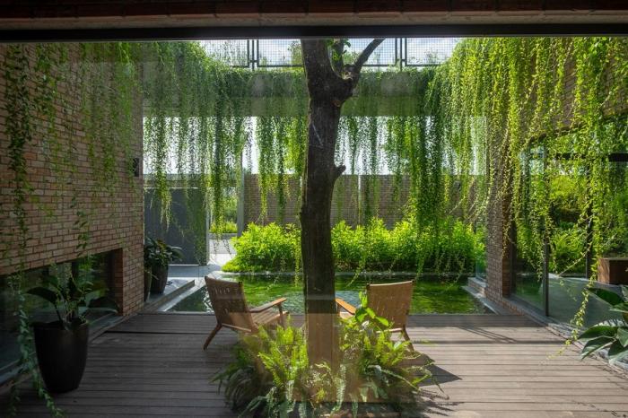 BIM建筑|闲赏庭院,静观游鱼:越南绿幕住宅 / HGAA BIM建筑|闲赏庭院,静观游鱼:越南绿幕住宅 / HGAA