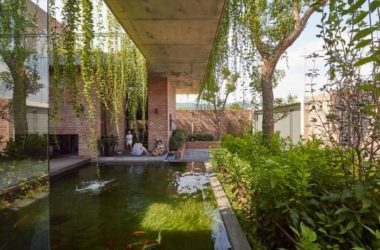 BIM建筑|闲赏庭院,静观游鱼:越南绿幕住宅 / HGAA-BIM建筑网